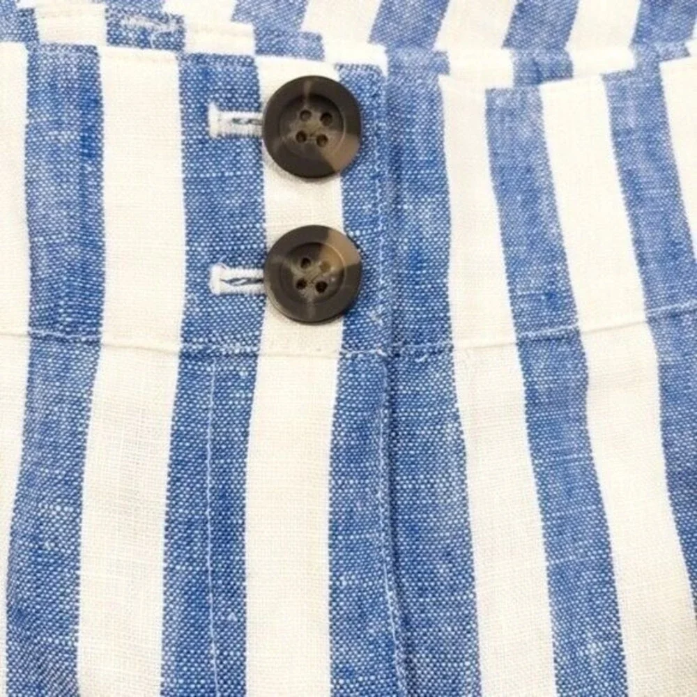 Boden Women's Blue and White Striped Pants - Size 20 - 22L - Picture 8 of 9